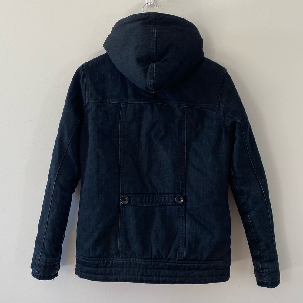 Dickies Black Hooded Denim Jacket - Picture 2 of 10